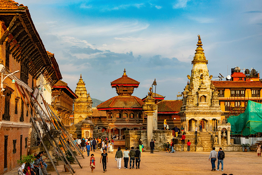 Tempel in Bhaktapur, Nepal