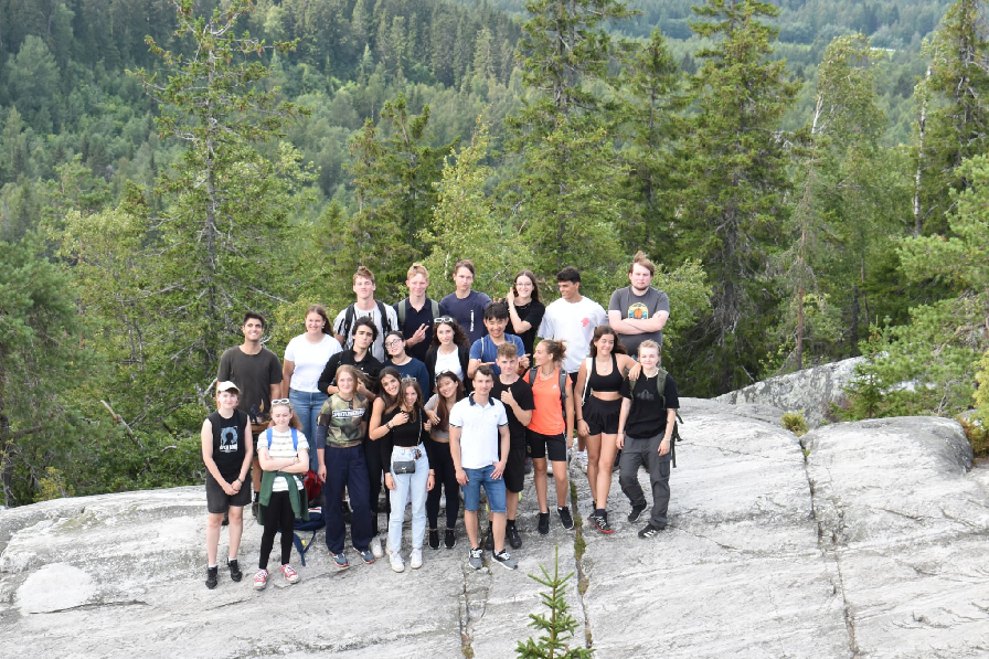 Gruppenfoto vom Sommercamp Finnland Kontiolahti 2023