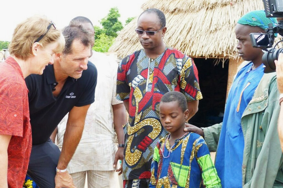 2016 Benin - Kinderarzt Patient