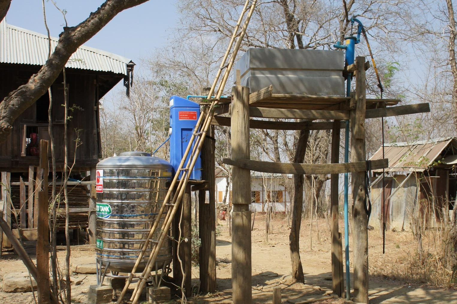 Paul Station an einer Schule in Myanmar