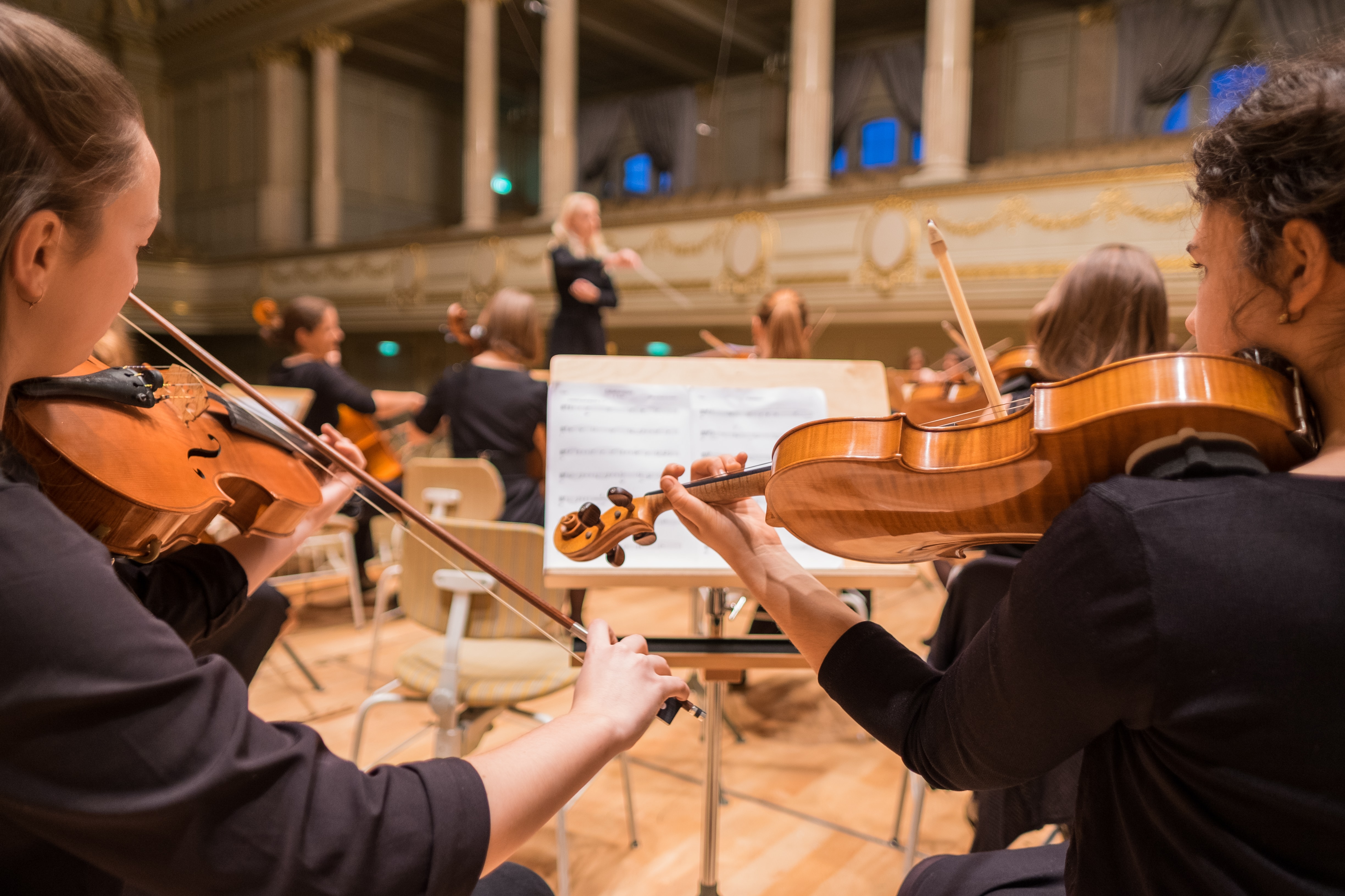 2021 Lion SEN - Ein Geigenorchester wird dirigiert