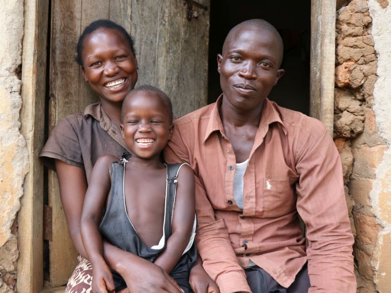 2021 Uganda - Florence und ihre Familie
