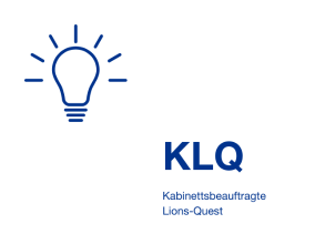 Kabinettsbeauftragte Lions-Quest